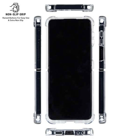 Dragon Ball Z Goku Iconic Kanji Symbol Galaxy Z Flip6 Clear Case
